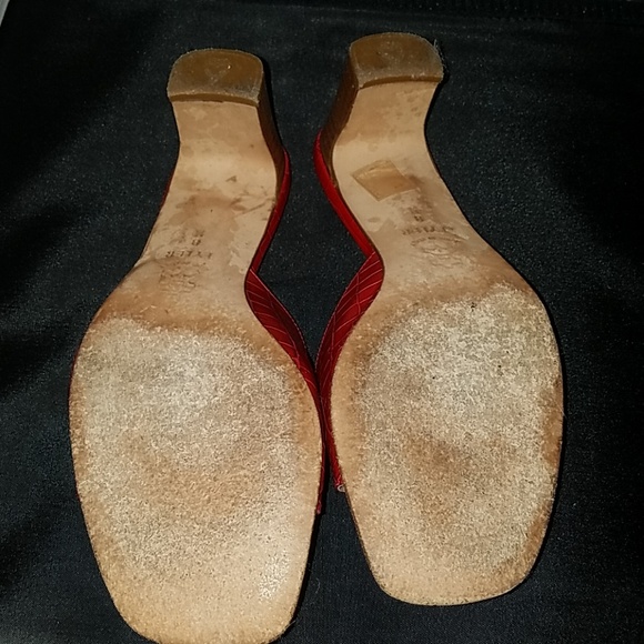 Brighton  1989 red leather heels. Size 8m - Picture 6 of 8